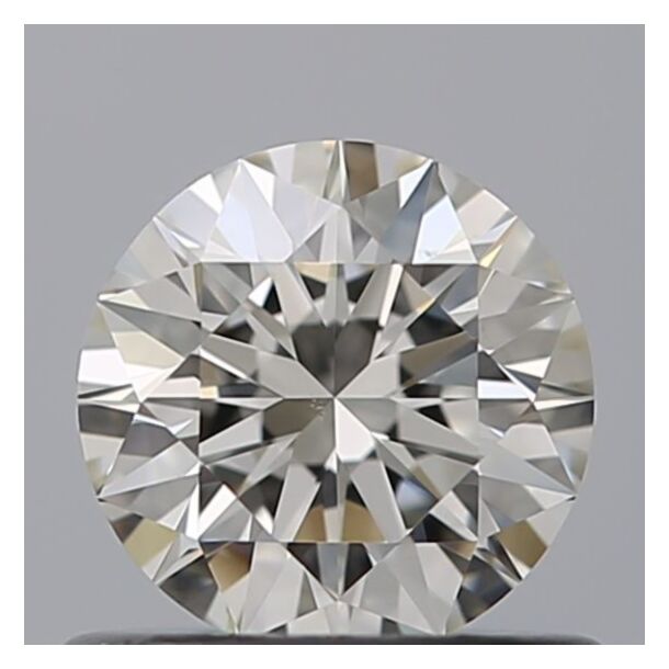 0.57 Karaat Natuurlijke Diamant met een Briljant vorm, Kleur H, Zuiverheid VS1 0.57 Karaat Natuurlijke Diamant met een Briljant vorm, Kleur H, Zuiverheid VS1