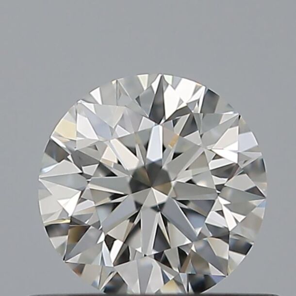 0.44 Karaat Natuurlijke Diamant met een Briljant vorm, Kleur F, Zuiverheid VVS2