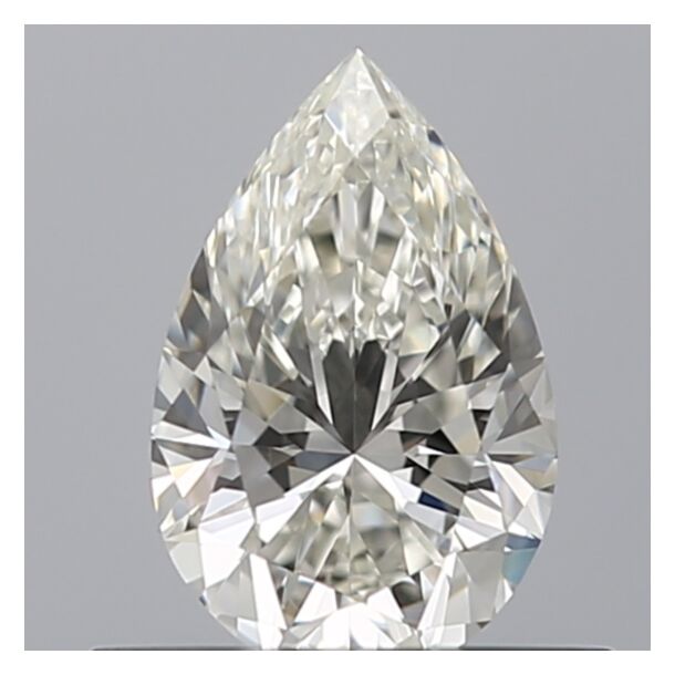 0.43 Carat Diamant Naturel de taille Poire, Couleur G, Pureté VVS1