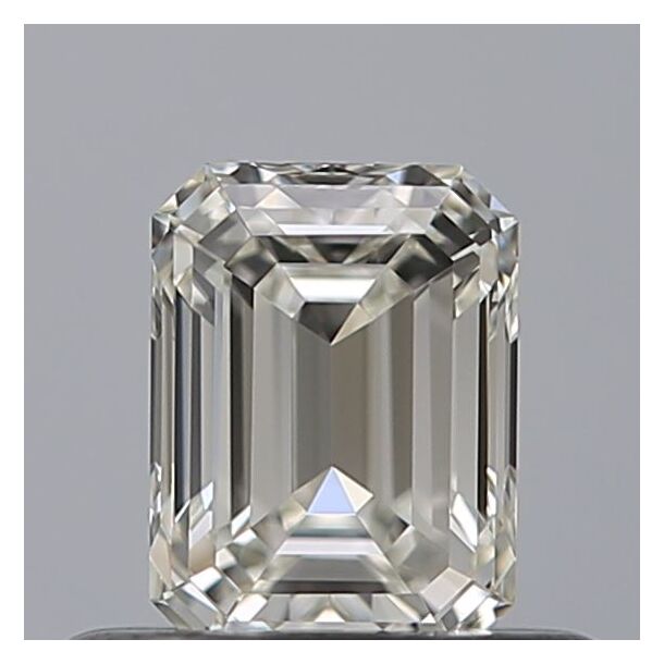 0.5 Karat Natürlicher Diamant Im Smaragdschliff, Farbe G, Reinheit IF