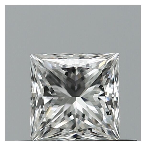 0.46 Karaat Natuurlijke Diamant met een Prinses vorm, Kleur F, Zuiverheid VS1