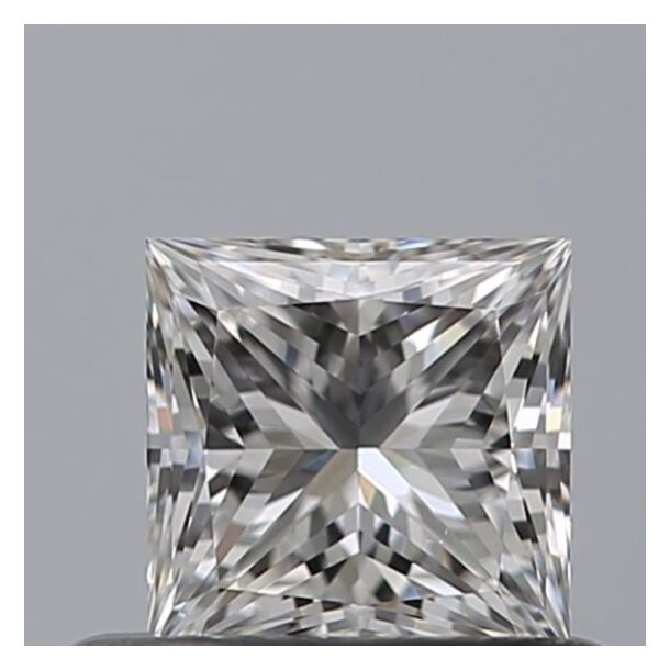 0.51 Carat Diamant Naturel de taille Princesse, Couleur E, Pureté VS1