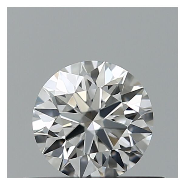0.36 Carat Natural Diamond, Round Cut, Color E, Clarity IF