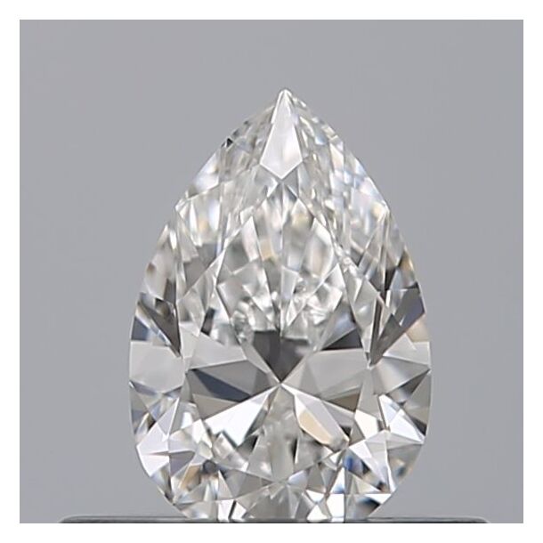 0.32 Carat Diamant Naturel de taille Poire, Couleur D, Pureté VVS1 0.32 Carat Diamant Naturel de taille Poire, Couleur D, Pureté VVS1