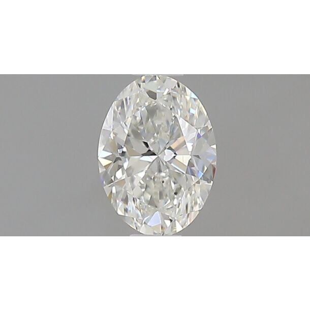 0.49 Karaat Natuurlijke Diamant met een Ovaal vorm, Kleur H, Zuiverheid VVS2