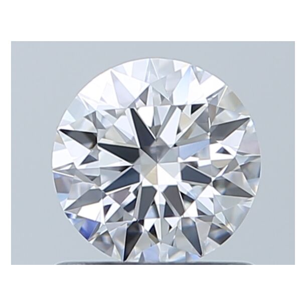 0.76 Carat Natural Diamond, Round Cut, Color D, Clarity IF