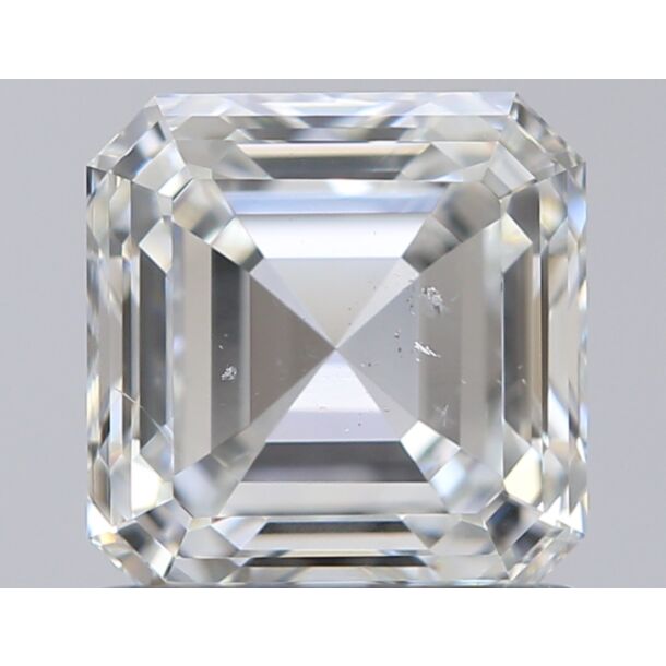 1 Carat Natural Diamond, Asscher Cut, Color G, Clarity SI1