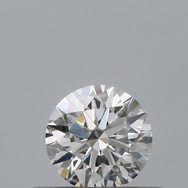 0.3 Carat Natural Diamond, Round Cut, Color E, Clarity IF