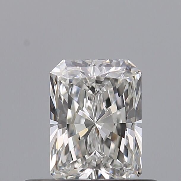 0.4 Carat Diamant Naturel de taille Radiant, Couleur E, Pureté VVS1