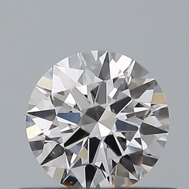 0.4 Carat Natural Diamond, Round Cut, Color D, Clarity VS1
