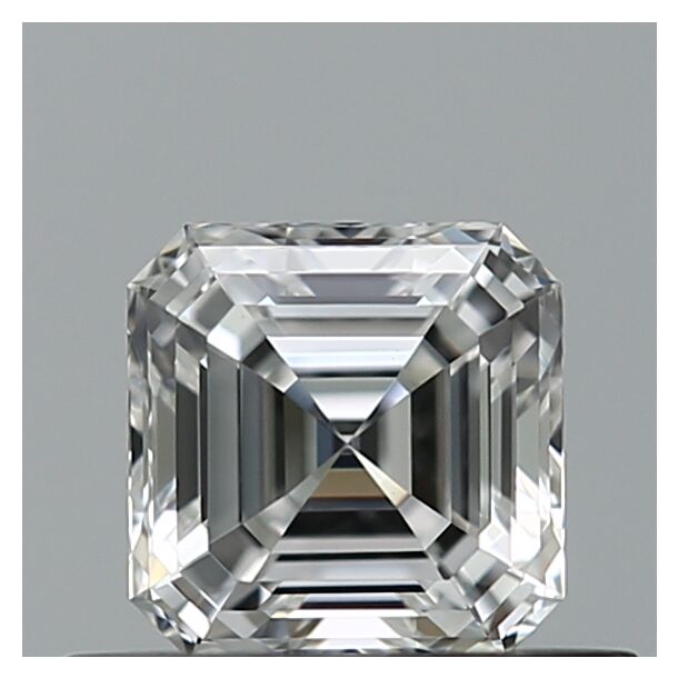 0.52 Carat Natural Diamond, Asscher Cut, Color E, Clarity VVS2 0.52 Carat Natural Diamond, Asscher Cut, Color E, Clarity VVS2