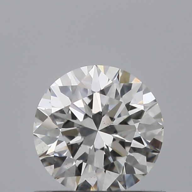0.51 Carat Natural Diamond, Round Cut, Color E, Clarity SI1