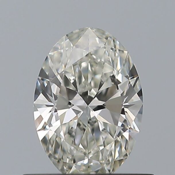 0.5 Carat Natural Diamond, Oval Cut, Color I, Clarity VS1
