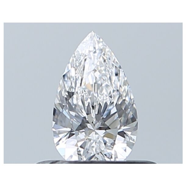 0.37 Karaat Natuurlijke Diamant met een Peer vorm, Kleur D, Zuiverheid VVS1