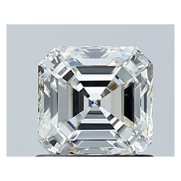 1 Carat Natural Diamond, Asscher Cut, Color I, Clarity VS2 1 Carat Natural Diamond, Asscher Cut, Color I, Clarity VS2