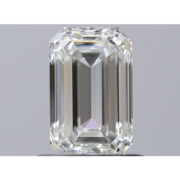 0.81 Karat Natürlicher Diamant Im Smaragdschliff, Farbe I, Reinheit VVS1