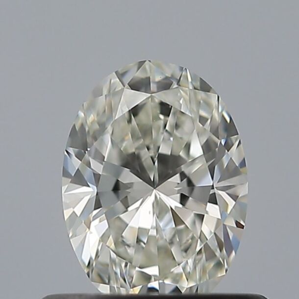 0.51 Carat Natural Diamond, Oval Cut, Color I, Clarity VS1 0.51 Carat Natural Diamond, Oval Cut, Color I, Clarity VS1