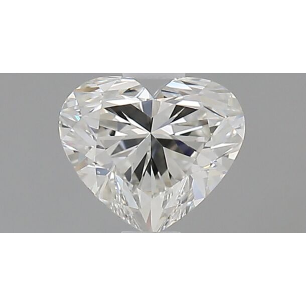 0.71 Carat Natural Diamond, Heart Cut, Color I, Clarity IF