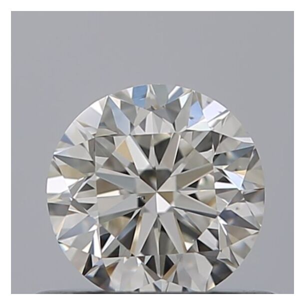 0.5 Karaat Natuurlijke Diamant met een Briljant vorm, Kleur H, Zuiverheid VS2