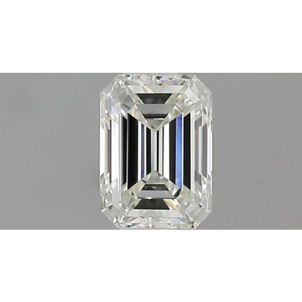 0.5 Karaat Natuurlijke Diamant met een Smaragd vorm, Kleur H, Zuiverheid IF