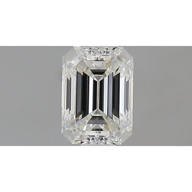 0.5 Carat Natural Diamond, Emerald Cut, Color G, Clarity VS1