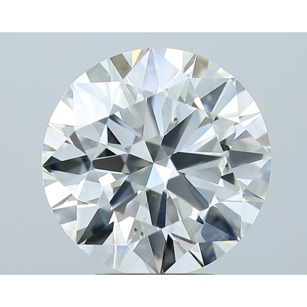 4.02 Carat Natural Diamond, Round Cut, Color I, Clarity SI1