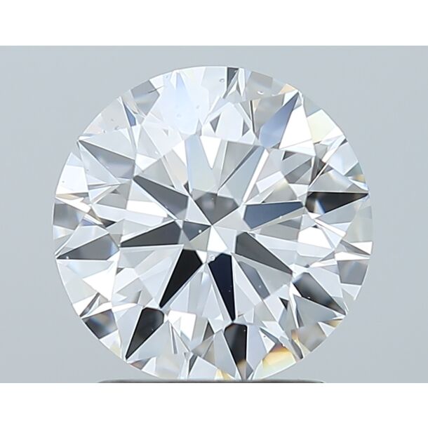 1.75 Karaat Natuurlijke Diamant met een Briljant vorm, Kleur D, Zuiverheid SI1 1.75 Karaat Natuurlijke Diamant met een Briljant vorm, Kleur D, Zuiverheid SI1