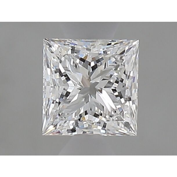 0.52 Karaat Natuurlijke Diamant met een Prinses vorm, Kleur E, Zuiverheid VVS1