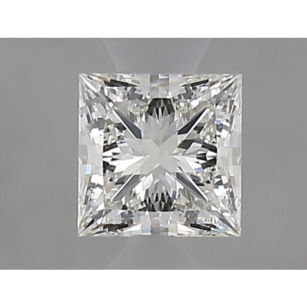 0.51 Karat Natürlicher Diamant Im Prinzessschliff, Farbe H, Reinheit VVS1