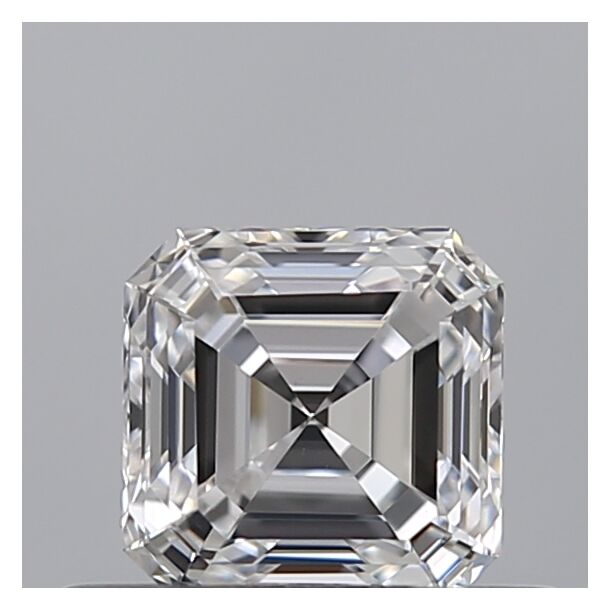 0.51 Carat Natural Diamond, Asscher Cut, Color D, Clarity VVS2 0.51 Carat Natural Diamond, Asscher Cut, Color D, Clarity VVS2
