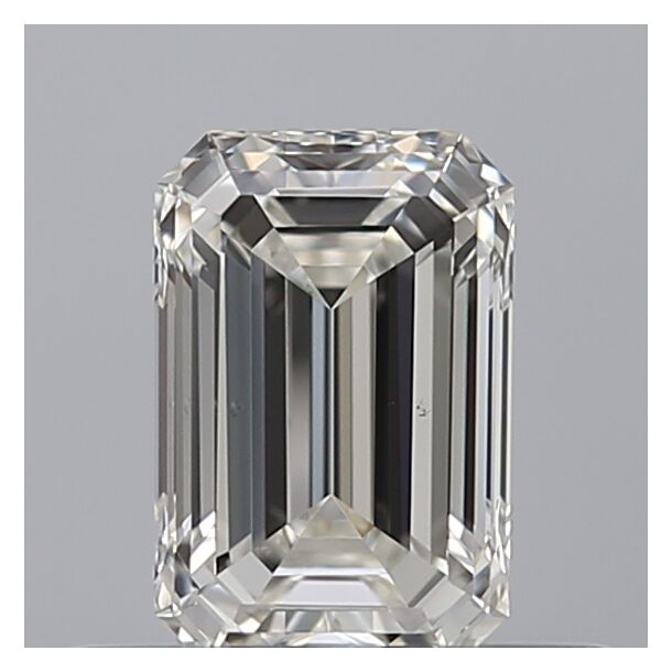 0.52 Karaat Natuurlijke Diamant met een Smaragd vorm, Kleur H, Zuiverheid VS2 0.52 Karaat Natuurlijke Diamant met een Smaragd vorm, Kleur H, Zuiverheid VS2