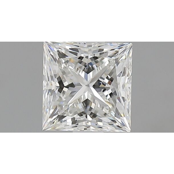 1.22 Carat Diamant Naturel de taille Princesse, Couleur H, Pureté VS1