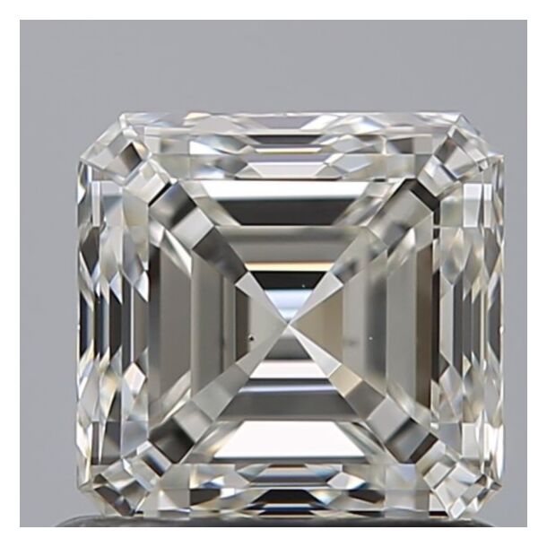 1 Karat Natürlicher Diamant Im Asscherschliff, Farbe I, Reinheit VS2