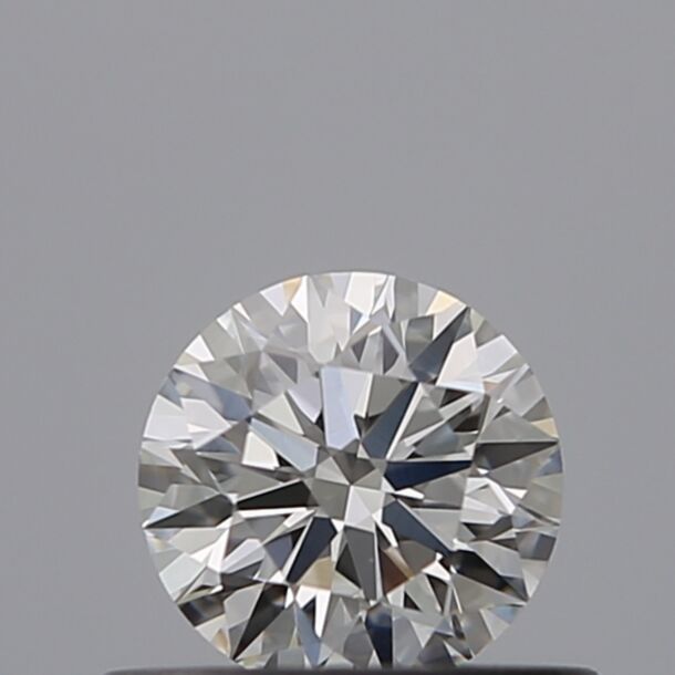 0.4 Carat Natural Diamond, Round Cut, Color F, Clarity VVS2