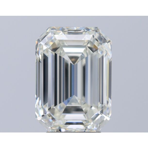 5.02 Karat Natürlicher Diamant Im Smaragdschliff, Farbe H, Reinheit VS1