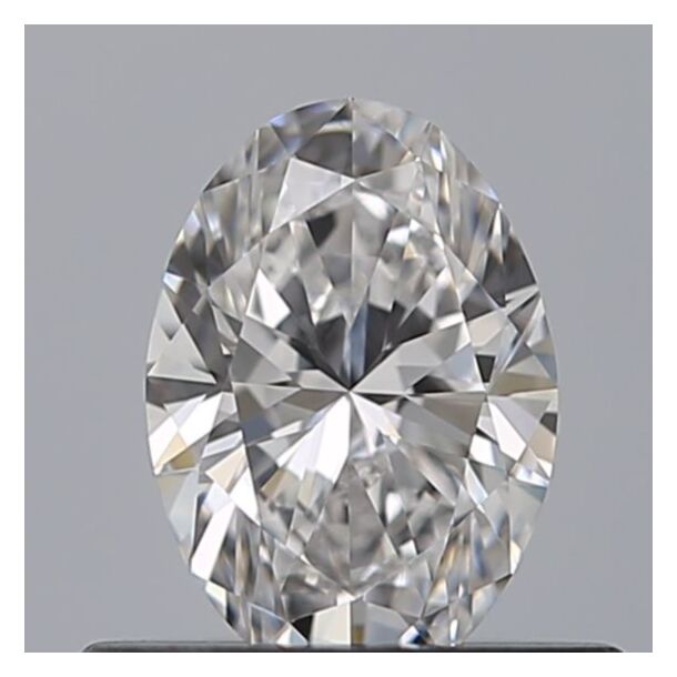 0.41 Carat Diamant Naturel de taille Oval, Couleur D, Pureté VVS2 0.41 Carat Diamant Naturel de taille Oval, Couleur D, Pureté VVS2