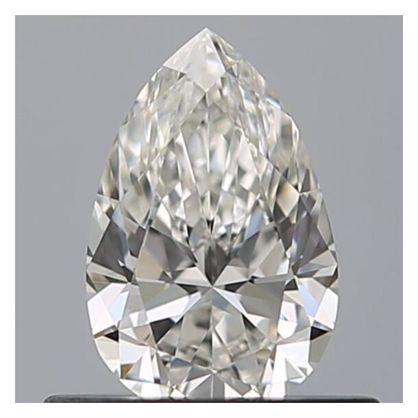 0.41 Carat Diamant Naturel de taille Poire, Couleur G, Pureté VVS1