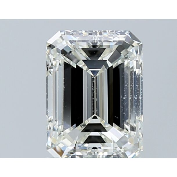 1.5 Carat Diamant Naturel de taille émeraude, Couleur H, Pureté SI1