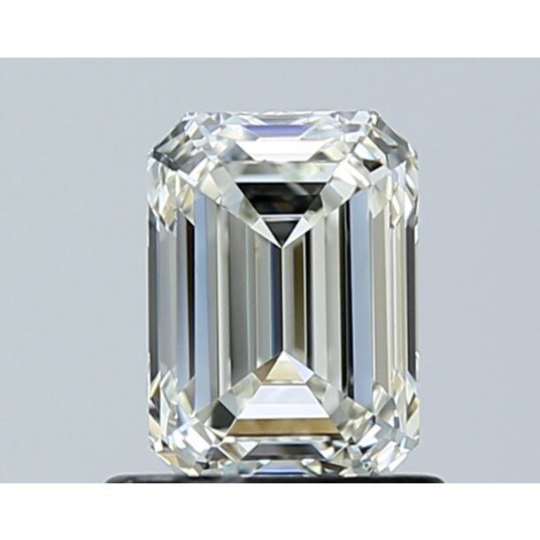 1 Carat Diamant Naturel de taille émeraude, Couleur I, Pureté VVS2 1 Carat Diamant Naturel de taille émeraude, Couleur I, Pureté VVS2