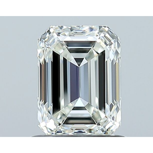 1 Carat Diamant Naturel de taille émeraude, Couleur H, Pureté VS1 1 Carat Diamant Naturel de taille émeraude, Couleur H, Pureté VS1