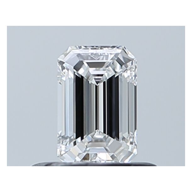 0.41 Karaat Natuurlijke Diamant met een Smaragd vorm, Kleur D, Zuiverheid IF