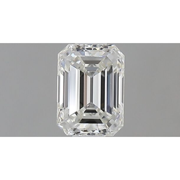 0.52 Karaat Natuurlijke Diamant met een Smaragd vorm, Kleur H, Zuiverheid VVS1