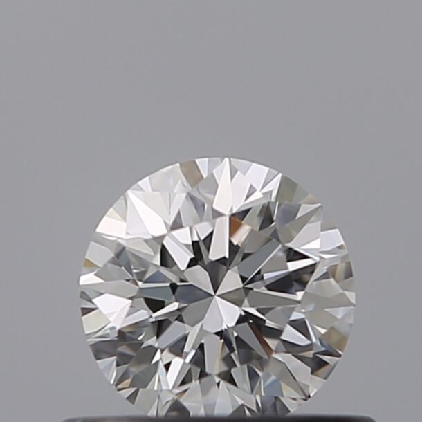 0.44 Carat Natural Diamond, Round Cut, Color D, Clarity VVS1