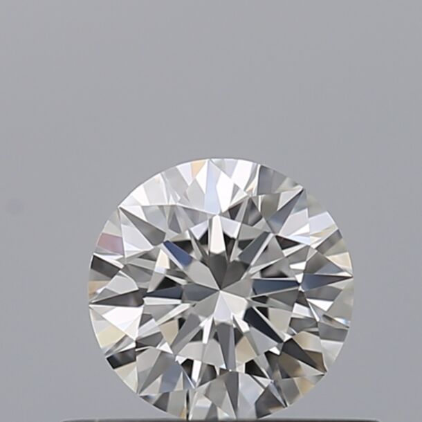 0.44 Carat Diamant Naturel de taille Brillant, Couleur F, Pureté VVS2
