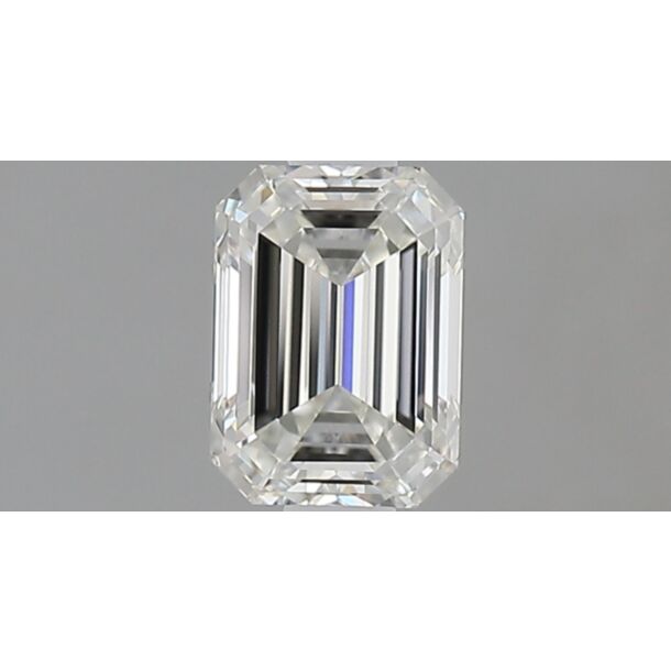 0.71 Carat Natural Diamond, Emerald Cut, Color I, Clarity VVS2