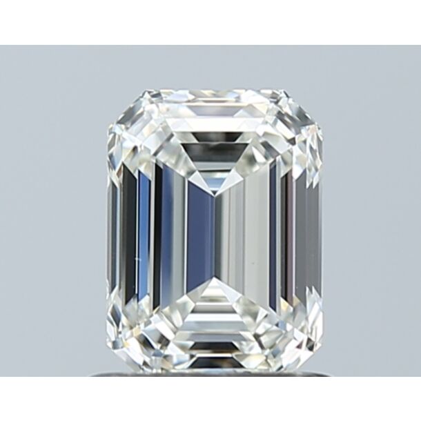 1 Karaat Natuurlijke Diamant met een Smaragd vorm, Kleur H, Zuiverheid VS1 1 Karaat Natuurlijke Diamant met een Smaragd vorm, Kleur H, Zuiverheid VS1