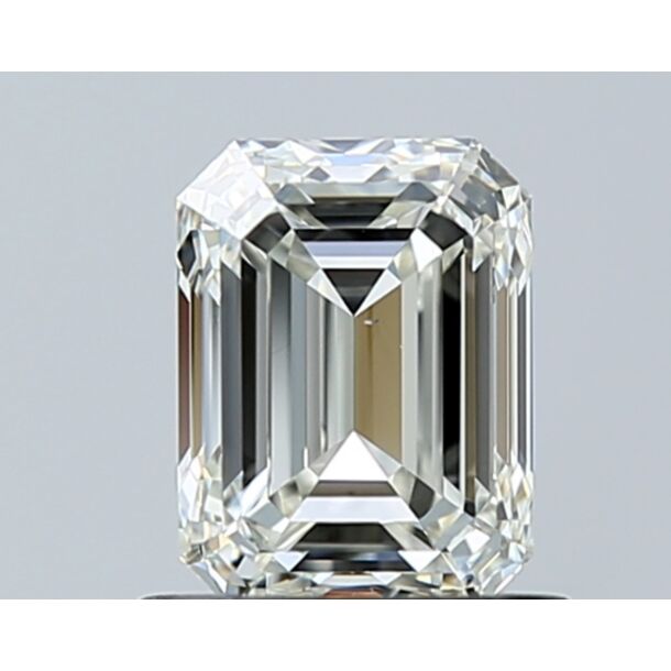 1 Karaat Natuurlijke Diamant met een Smaragd vorm, Kleur H, Zuiverheid VS1 1 Karaat Natuurlijke Diamant met een Smaragd vorm, Kleur H, Zuiverheid VS1
