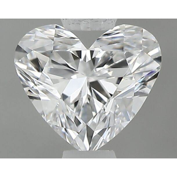 0.38 Carat Diamant Naturel de taille Coeur, Couleur D, Pureté IF