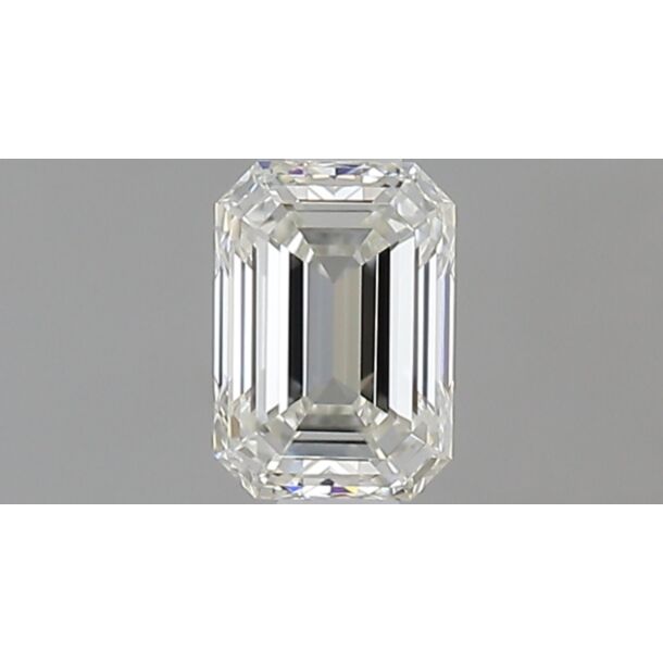 0.5 Carat Natural Diamond, Emerald Cut, Color H, Clarity IF 0.5 Carat Natural Diamond, Emerald Cut, Color H, Clarity IF