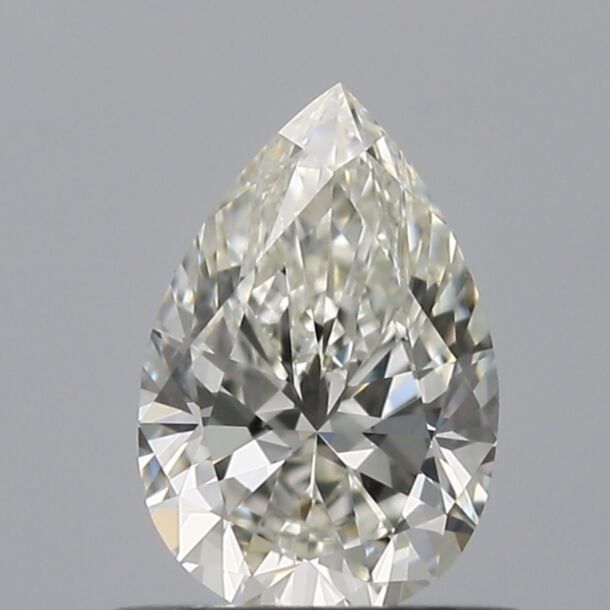 0.53 Carat Natural Diamond, Pear Cut, Color I, Clarity VS2 0.53 Carat Natural Diamond, Pear Cut, Color I, Clarity VS2